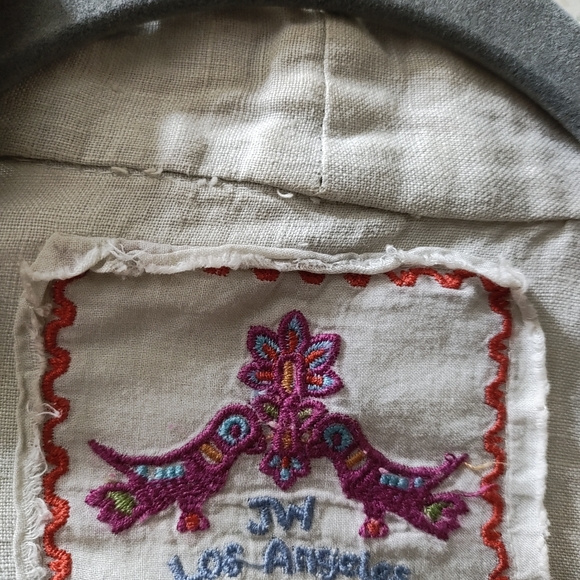 Johnny Was Boho Kimono Cardigan XL Aztec Embroidered Beige JW Los Angeles Clean - Picture 3 of 14